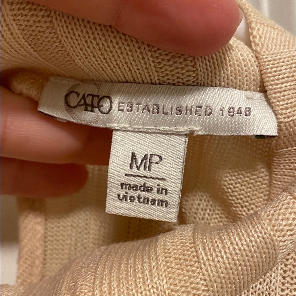 Cato Fashions Dress Size Medium Petite with Pockets - Picture 6 of 8